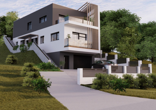 VÝRAZNE ZNÍŽENÁ CENA, Na predaj, stavebný pozemok, projekt na 3 bytové jednotky, Dolný Kubín - Malý Bysterec