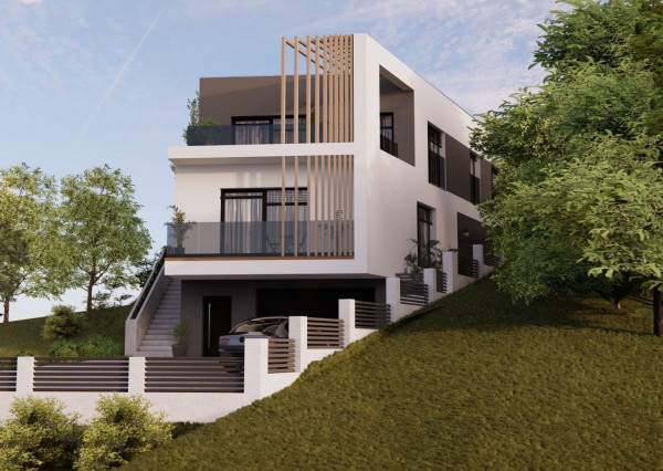 VÝRAZNE ZNÍŽENÁ CENA, Na predaj, stavebný pozemok, projekt na 3 bytové jednotky, Dolný Kubín - Malý Bysterec