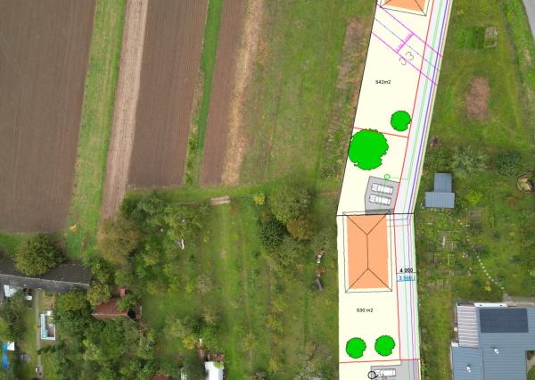 Na predaj, stavebný pozemok Necpaly 529-614 m2, RES GROUP